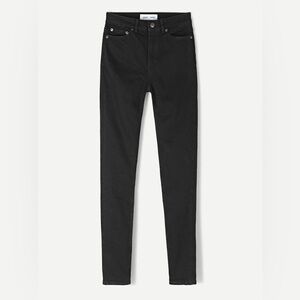 Samsoe Alaya Skinny Hi Rise Organic Cotton Jeans in‎ Black by Black Size 31/32